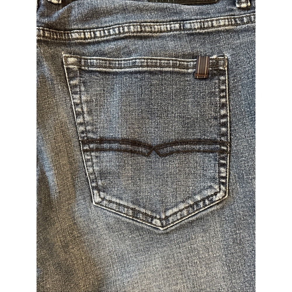 Buffalo David Bitton‎ Jeans Mens 34x30 Jackson Straight Stretch Medium Wash Blue - Picture 16 of 16